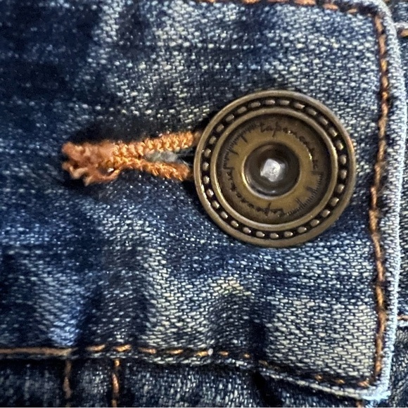 Vintage Tapemeasure Size 10 Straight Leg Blue Denim High Rise Jeans - Picture 4 of 14